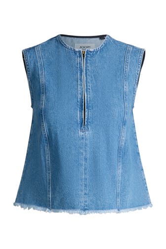 JOOP! Blusenshirt Ute light blue denim