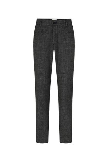 JOOP! Stoffhose Matthew anthrazit kariert Loose Fit