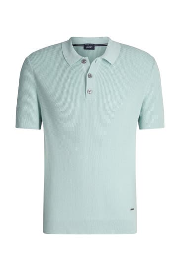 JOOP! Polo-Shirt Willo salbei gerippt