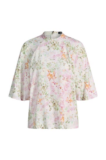 JOOP! Casual-Bluse Brina rosa/grün gemustert