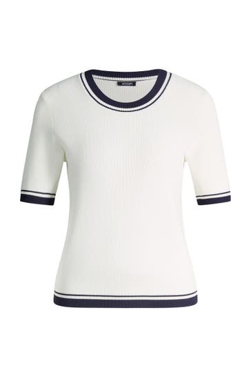 JOOP! Strickshirt Kirela offwhite