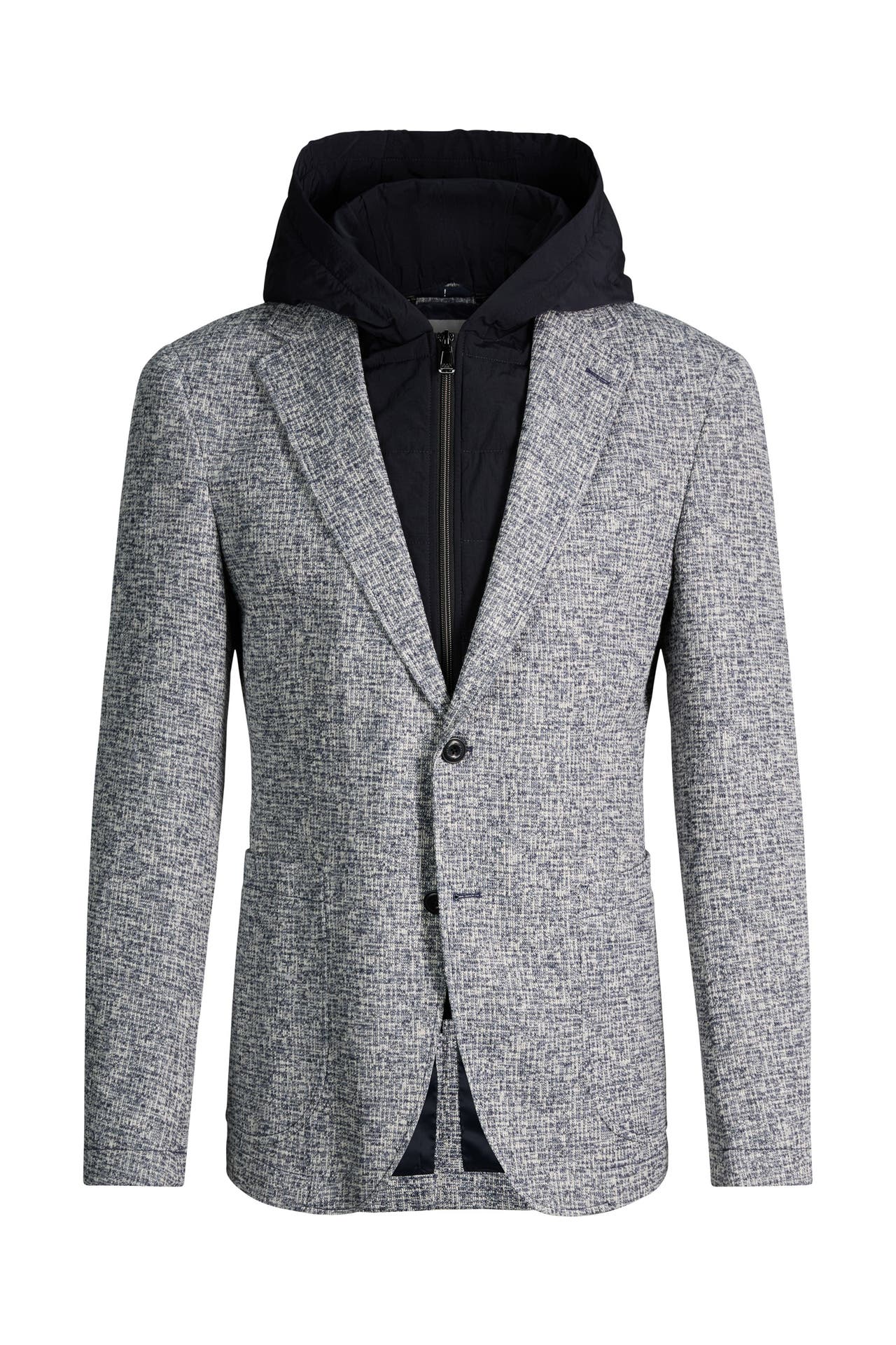 JOOP! Casual-Sakko Hoodney navy meliert Slim Fit, Bild 1