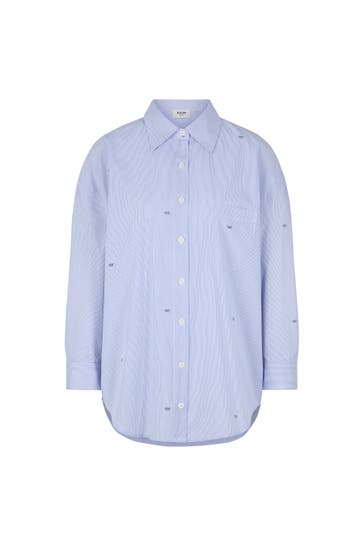 JOOP! Casual-Bluse Brenda blau/weiß gestreift