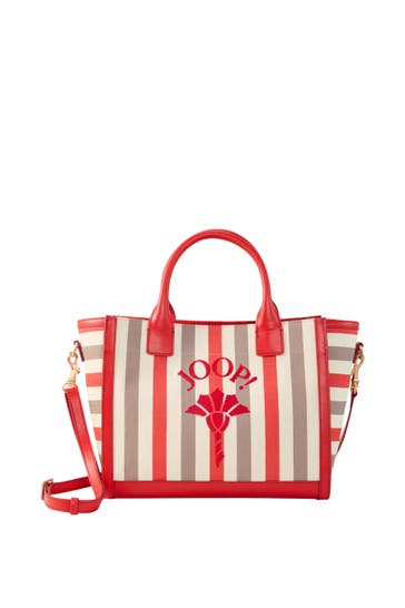 JOOP! Handtasche Handtasche rot gestreift