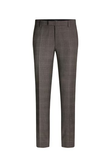 JOOP! Business-Hose Blayr taupe gemustert Slim