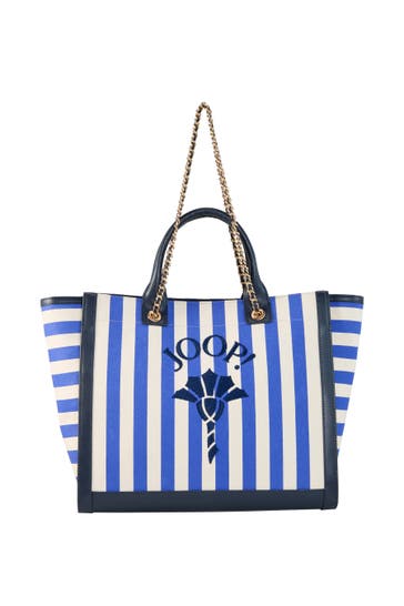 JOOP! Handtasche Handtasche blau gestreift