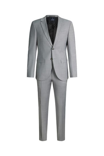 JOOP! Anzug Damon Gun silbergrau Extra Slim Fit