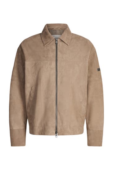 JOOP! Lederjacke Roger hellbraun