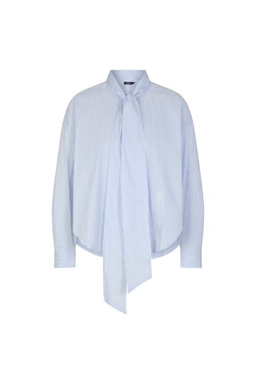 JOOP! Casual-Bluse Benina hellblau/weiß gestreift