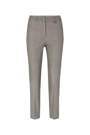 JOOP! Business-Hose Pietra schwarz/ecru/beige Slim