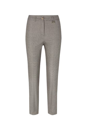 JOOP! Business-Hose Pietra schwarz/ecru/beige Slim