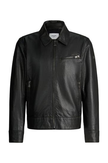 JOOP! Lederjacke Aleks dunkelbraun