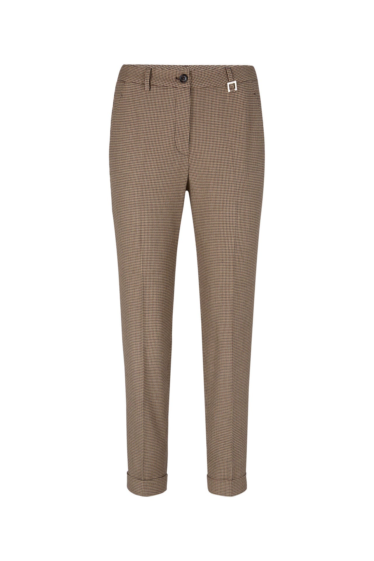 JOOP! Business-Hose Panthea beige/braun kariert Straight, Bild 1
