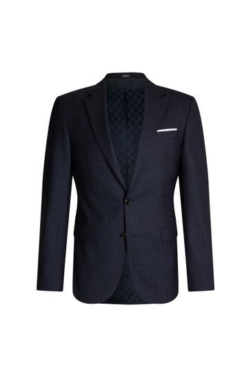 JOOP! Business-Sakko Herby navy kariert Slim Fit