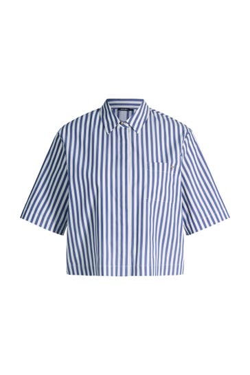 JOOP! Casual-Bluse Bette navy/weiß gestreift