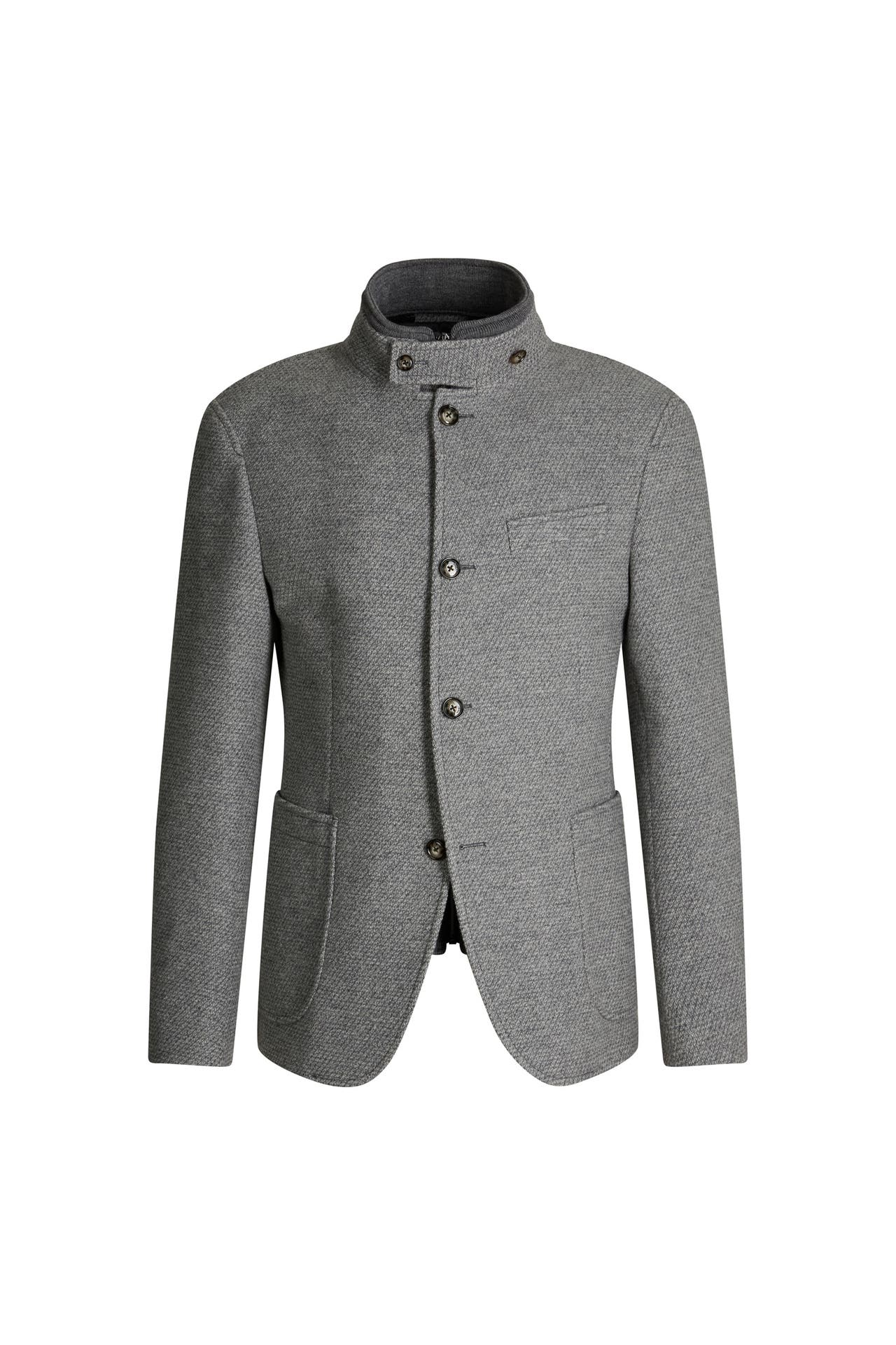 JOOP! Business-Sakko Hectar grau meliert Slim Fit, Bild 1