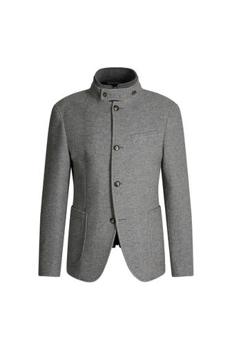 JOOP! Business-Sakko Hectar grau meliert Slim Fit