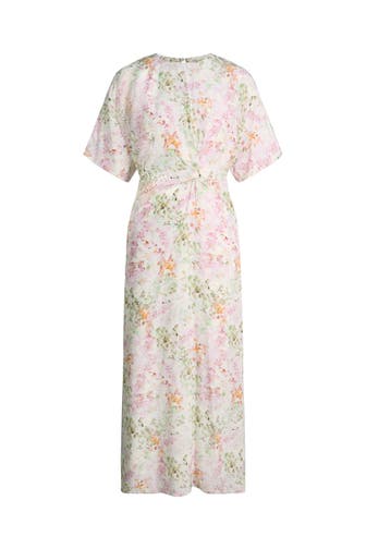 JOOP! Casual-Kleid Dela rosa/grün gemustert
