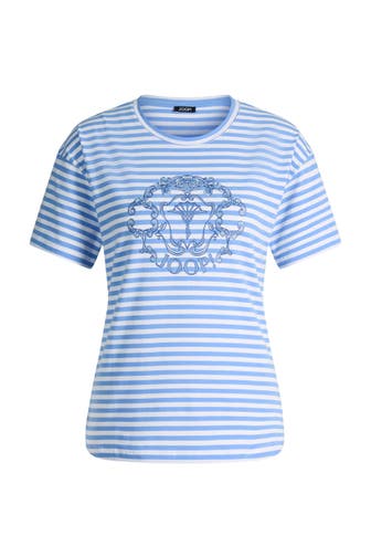 JOOP! T-Shirt Tele blau/weiß gestreift