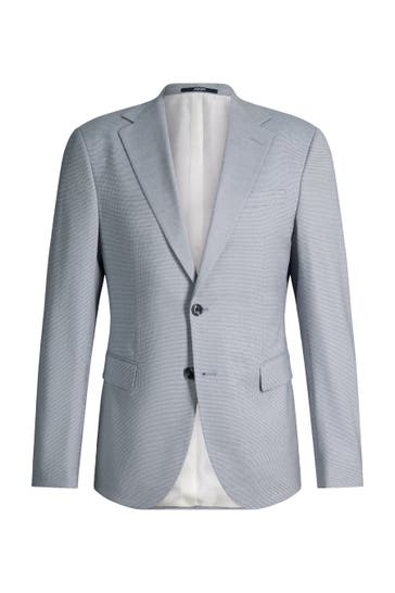 JOOP! Business-Sakko Hodge hellblau kariert Regular Fit