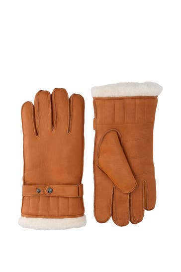 JOOP! Handschuhe Lederhandschuhe cognac