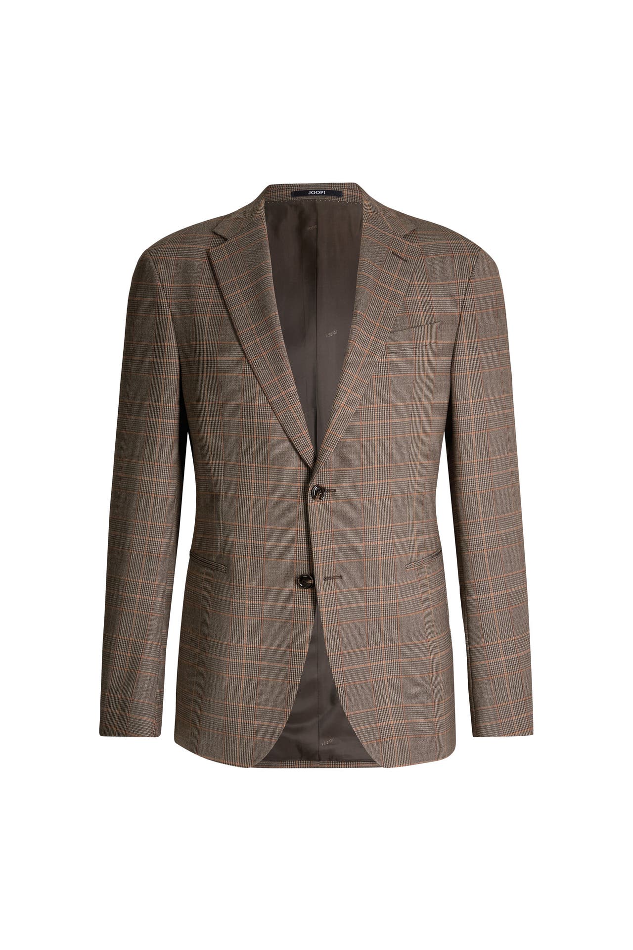 JOOP! Business-Sakko Hodge braun kariert Slim Fit, Bild 1