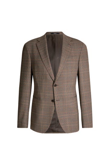 JOOP! Business-Sakko Hodge braun kariert Slim Fit