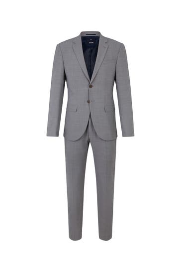 JOOP! Anzug Anzug Damon-Gun in Grau meliert grau Extra Slim Fit