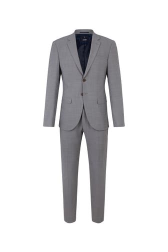 JOOP! Anzug Anzug Damon-Gun in Grau meliert grau Extra Slim Fit