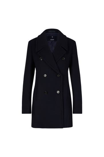 JOOP! Wollmantel Wollmix-Kaban in Navy navy