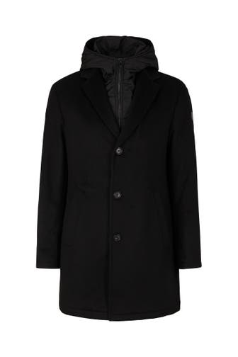 JOOP! Wollmantel 'Mailor' schwarz