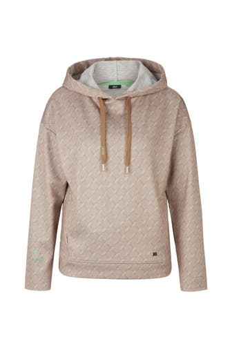 JOOP! Hoodie Scuba-Hoodie in Beige gemustert beige