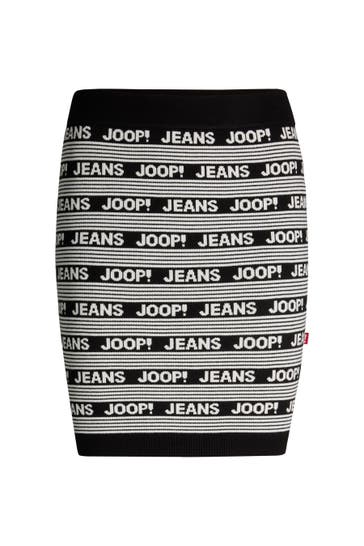 JOOP! Minirock Karda schwarz/weiß gemustert