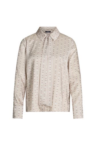 JOOP! Blusenshirt Bernicia beige/braun gemustert