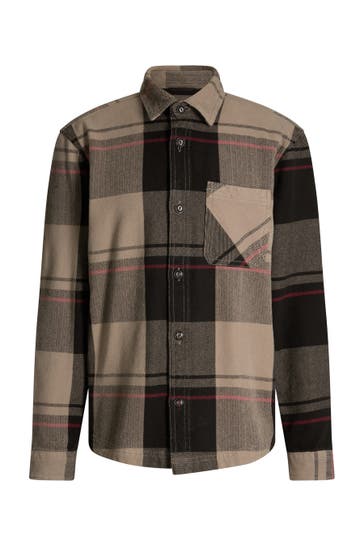 JOOP! Overshirt Harvi grün/beige kariert