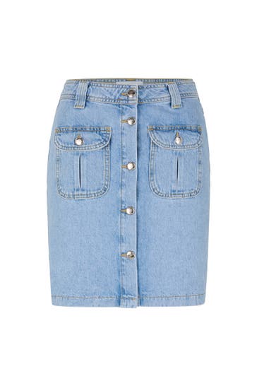 JOOP! Jeansrock Rosa hellblau