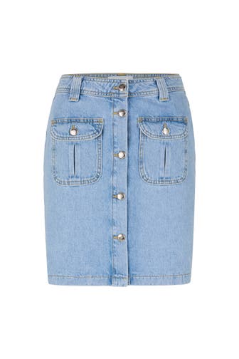 JOOP! Jeansrock Rosa hellblau