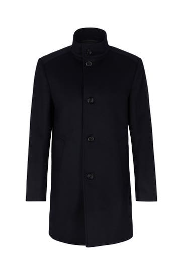 JOOP! Wollmantel Maron navy