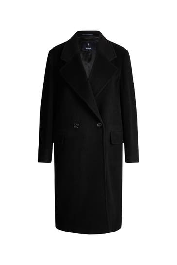 JOOP! Wollmantel Caro schwarz