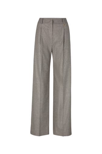 JOOP! Business-Hose Paris schwarz/ecru/beige Straight