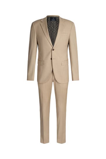 JOOP! Anzug Damon-Gun beige Extra Slim Fit