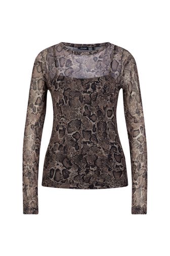 JOOP! T-Shirt Tara beige/schwarz