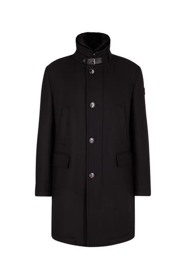 JOOP! Wollmantel Mikos schwarz