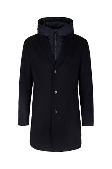 JOOP! Wollmantel Mailor dunkelblau