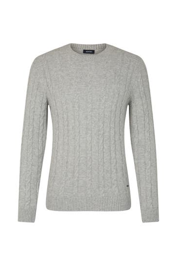 JOOP! Pullover Levior hellgrau