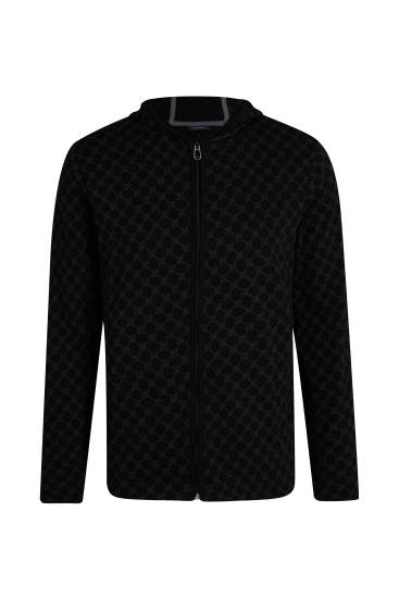 JOOP! - Sweatjacke Cornflower Loungewear Sweatjacke in Schwarz schwarz