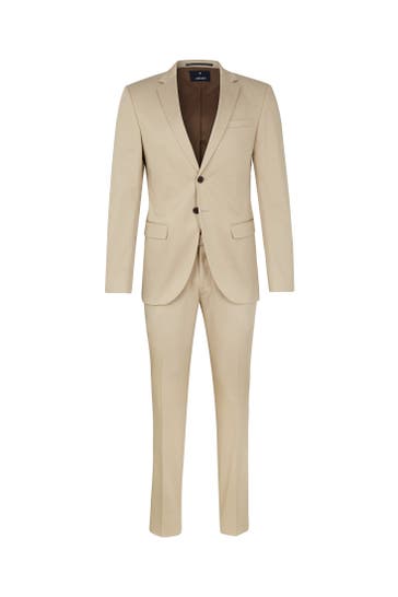 JOOP! Anzug Damon-Gun beige Extra Slim Fit