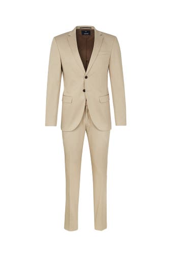 JOOP! Anzug Damon-Gun beige Extra Slim Fit