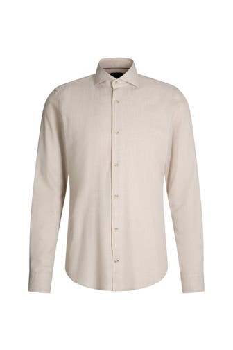 JOOP! Business-Hemd Pai hellbeige Slim Fit