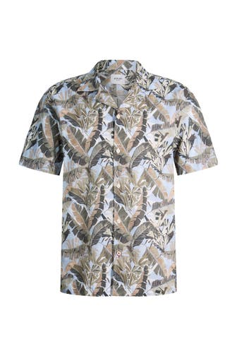 JOOP! Kurzarmhemd Hanes hellblau/khaki Regular Fit